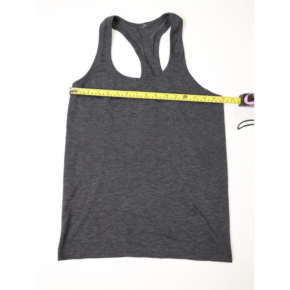 Lululemon Swiftly Tech Racerback Tank Dark Gray Size 10 Athletic Workout Top - Picture 8 of 9